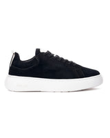 SOSi Sneakers Casual in Pelle Scamosciata Nera