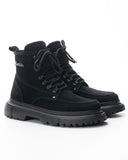 Water-proof Black Suede Boots For Men (2)