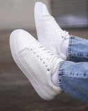 Rizz Lizz Genuine Leather Sneakers Shoes in White (6)