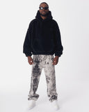 Black Plush Hoodie With Embroidery Print (19)