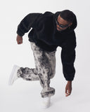 Black Plush Hoodie With Embroidery Print (17)