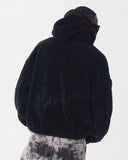 Black Plush Hoodie With Embroidery Print (12)