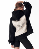 Monarch Loop Black Hoodie For Women (3)