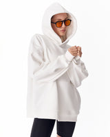 Monarch Loop Hoodie Bianca per Donna