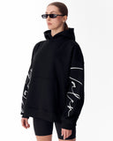 Women's Oversized Hoodie Martin Valen Black (5)