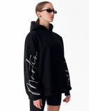 Women's Oversized Hoodie Martin Valen Black (3)