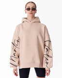 Women's Oversized Hoodie Martin Valen Beige (2)
