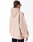 Women's Oversized Hoodie Martin Valen Beige (5)