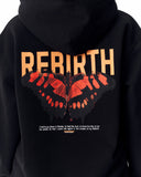 Flare Rebirth Women's 3D Printed Oversized Black Hoodie (8)