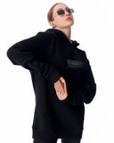 Flare Rebirth Women's 3D Printed Oversized Black Hoodie (10)