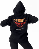 Flare Rebirth Women's 3D Printed Oversized Black Hoodie (6)