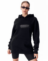 Butterfly Rebirth Oversized Schwarzer Hoodie