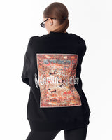 Moletom Preto Heritage Fusion para Mulheres