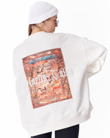 Moletom Branco Heritage Fusion para Mulheres