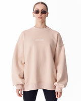 Moletom Bege Heritage Fusion para Mulheres
