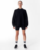 '777' Women's Oversized Designer Sweatshirt in Black (11)