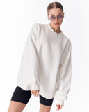 '777' Women's Oversized Designer Sweatshirt in White (12)