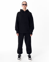 Volledig Zwart Oversized Trainingspak voor Dames