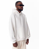 Minimalist Sleeve Printed White Oversized Hoodie (11)