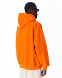 Minimalist Sleeve Printed Orange Oversized Hoodie (11)