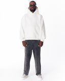 Puff Hood Oversized White Hoodie (19)