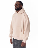 Puff Hood Oversized Beige Hoodie (12)