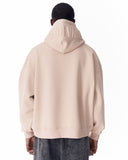 Puff Hood Oversized Beige Hoodie (13)