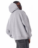 Puff Hood Oversized Gray Hoodie (16)
