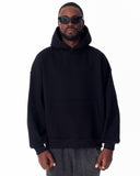 Puff Hood Oversized Black Hoodie (11)