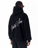 Back Embroidery Oversized Black Hoodie (11)