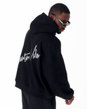 Back Embroidery Oversized Black Hoodie (15)