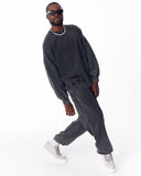 Washed Gray Oversized Tracksuit For Men (27)