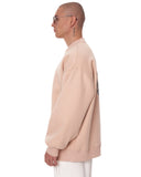 Butterfly Illusion Men's Oversized Beige Sweatshirt (5)