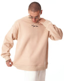 Ikigai Men's Oversized Martin Valen 3D Printed Beige Sweatshirt (9)
