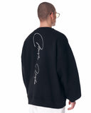 Signatura Martin Valen 3D Printed Oversized Black Sweatshirt (5)