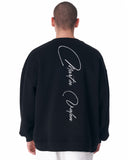 Signatura Martin Valen 3D Printed Oversized Black Sweatshirt (6)