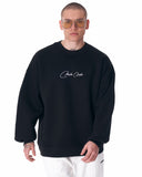 Signatura Martin Valen 3D Printed Oversized Black Sweatshirt (7)