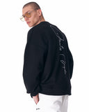 Signatura Martin Valen 3D Printed Oversized Black Sweatshirt (8)