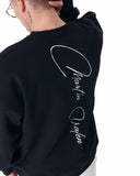 Signatura Martin Valen 3D Printed Oversized Black Sweatshirt (12)