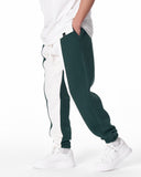 V'Reverse Street Style Bicolor Khaki Jogger (5)