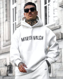 Grieto Martin Valen Designer White Oversized Hoodie