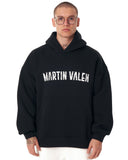 Grieto Martin Valen Designer Black Oversized Hoodie