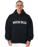 Hoodie Oversize Noir Grieto Martin Valen Designer
