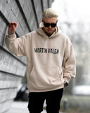 Grieto Martin Valen Designer Beige Oversized Hoodie
