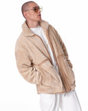 HOTS Martin Valen Men's Beige Plush Cardigan (9)