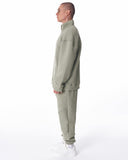 High Collar Half Zip Khaki Tracksuit (5)
