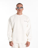 Designer Oversized White Sweatshirt Tracksuit Set (2)