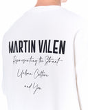 ‘’Slogan’’ Men’s Oversized Printed Designer T-shirt in White (6)