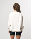 Martin Valen Women's Oversized Round-Neck White Sweatshirt (6)