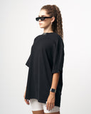 ‘777’ Women’s Oversized Black T-shirt with 3D Print (5)